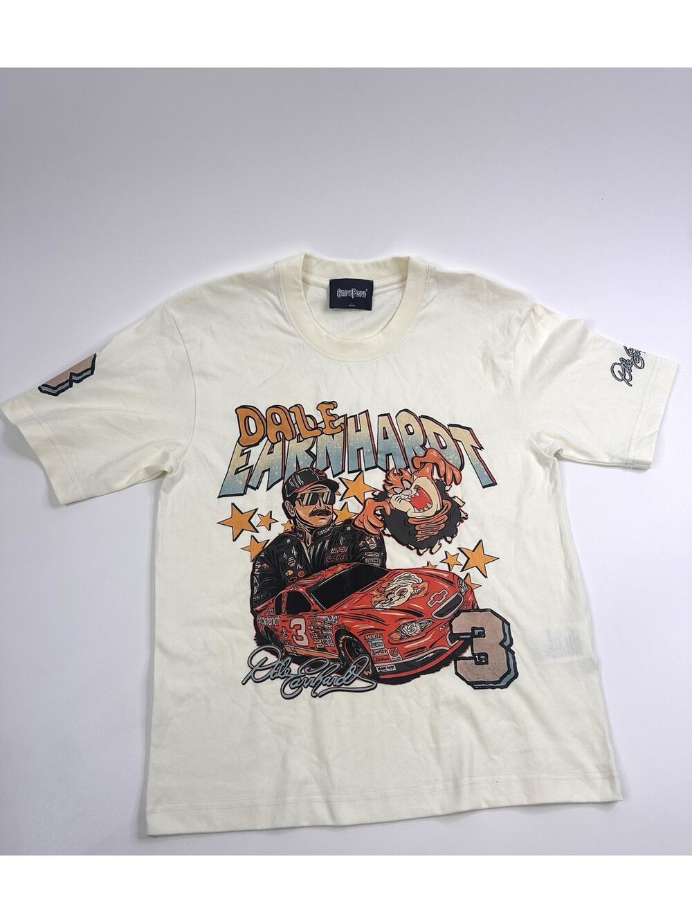 Dale Earnhardt Taz Looney Tunes T-Shirt NASCAR Racing Y2K 90s